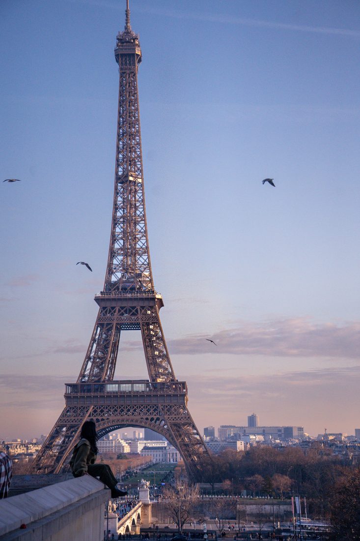 Paris at dusk